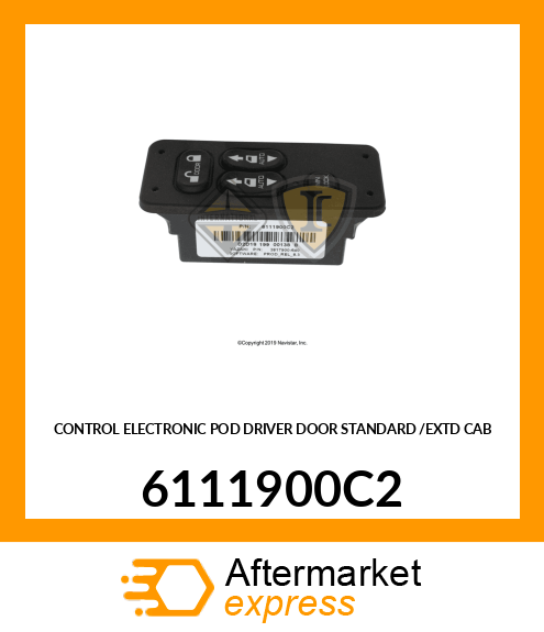 CONTROL ELECTRONIC POD DRIVER DOOR STANDARD /EXTD CAB 6111900C2
