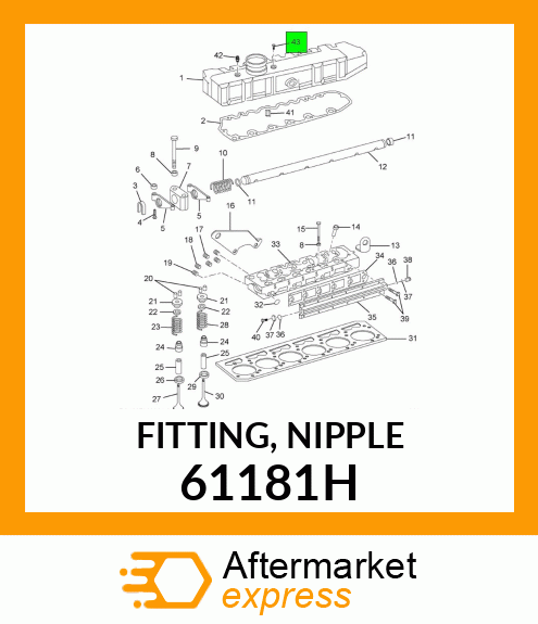 FITTING, NIPPLE 61181H