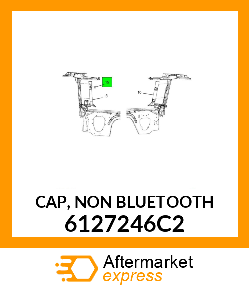 CAP, NON BLUETOOTH 6127246C2