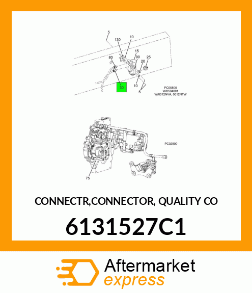 CONNECTR,CONNECTOR, QUALITY CO 6131527C1