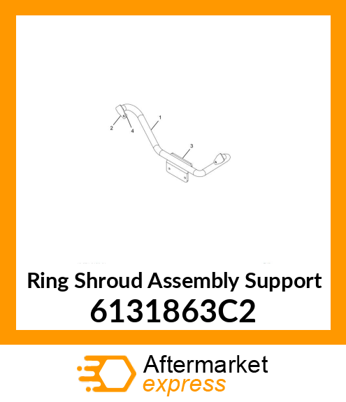 Ring Shroud Assembly Support 6131863C2