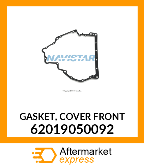 GASKET, COVER FRONT 62019050092