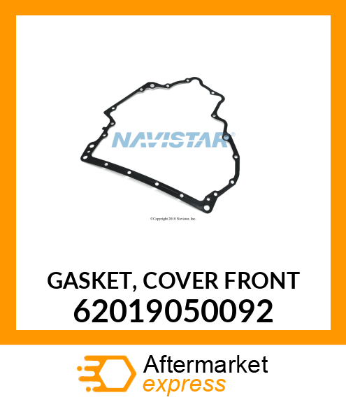 GASKET, COVER FRONT 62019050092