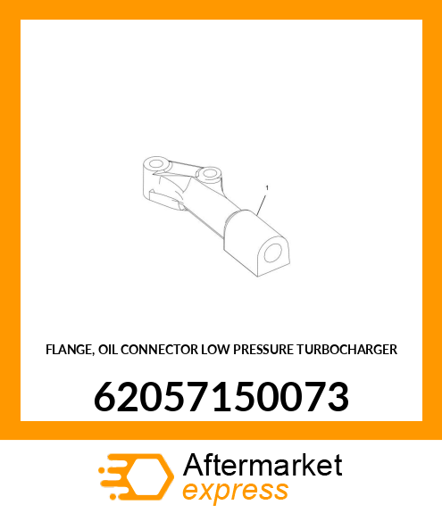FLANGE, OIL CONNECTOR LOW PRESSURE TURBOCHARGER 62057150073