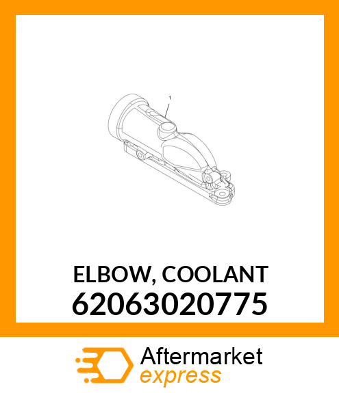 ELBOW, COOLANT 62063020775