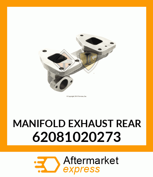 MANIFOLD EXHAUST REAR 62081020273