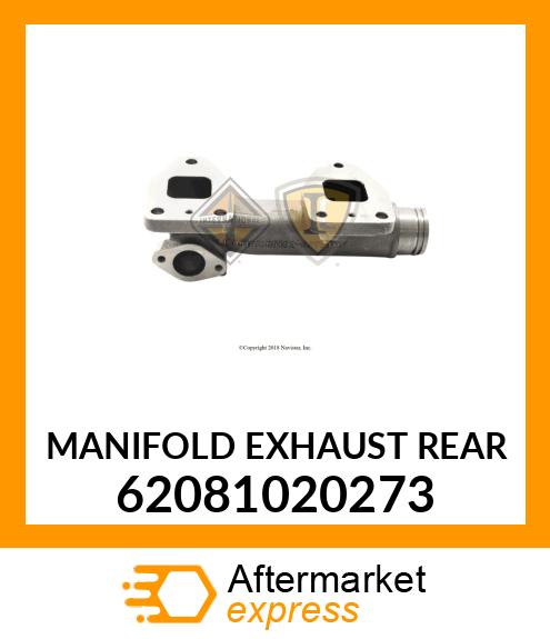 MANIFOLD EXHAUST REAR 62081020273