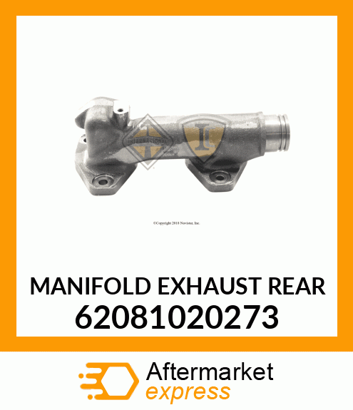 MANIFOLD EXHAUST REAR 62081020273