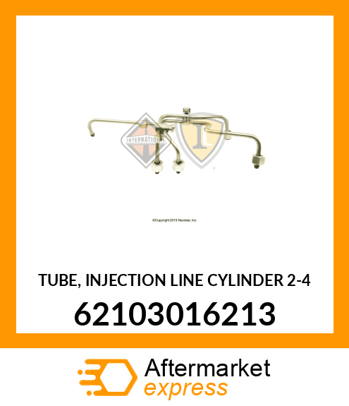 TUBE, INJECTION LINE CYLINDER 2-4 62103016213