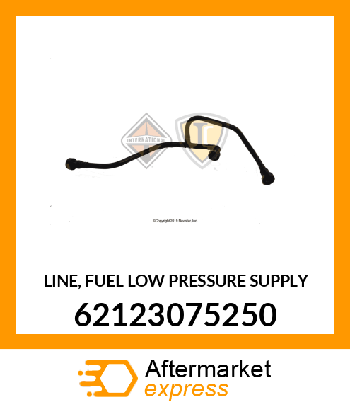 LINE, FUEL LOW PRESSURE SUPPLY 62123075250