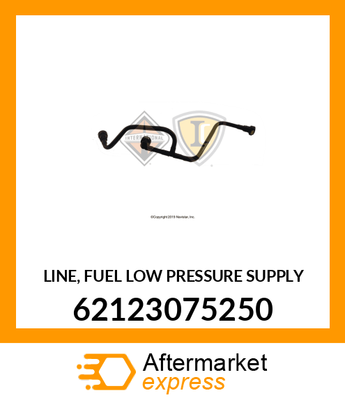 LINE, FUEL LOW PRESSURE SUPPLY 62123075250