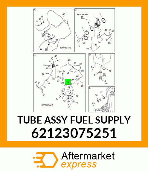 TUBE ASSY FUEL SUPPLY 62123075251