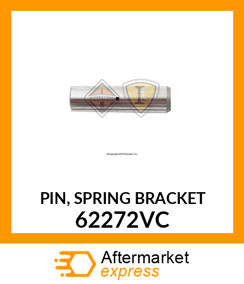 PIN, SPRING BRACKET 62272VC