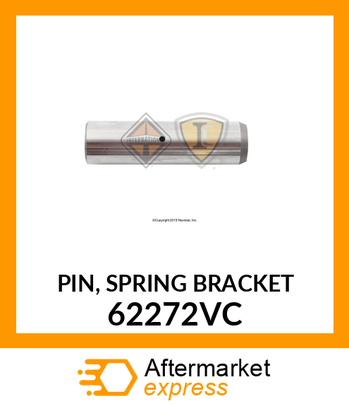 PIN, SPRING BRACKET 62272VC