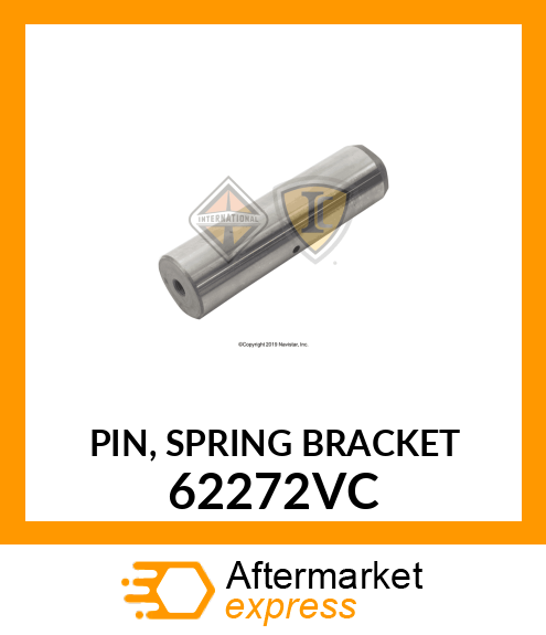 PIN, SPRING BRACKET 62272VC