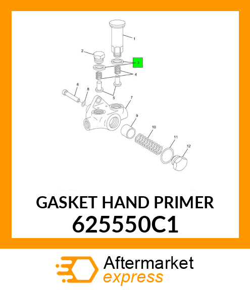 GASKET HAND PRIMER 625550C1