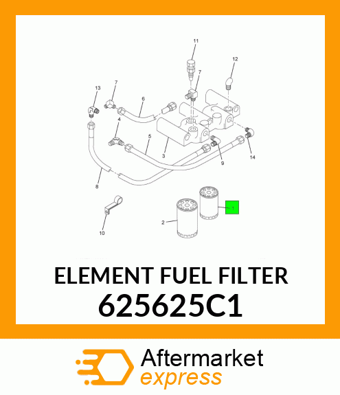 ELEMENT FUEL FILTER 625625C1