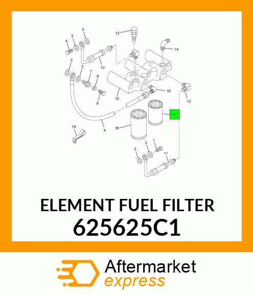 ELEMENT FUEL FILTER 625625C1