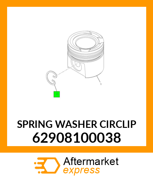 SPRING WASHER CIRCLIP 62908100038