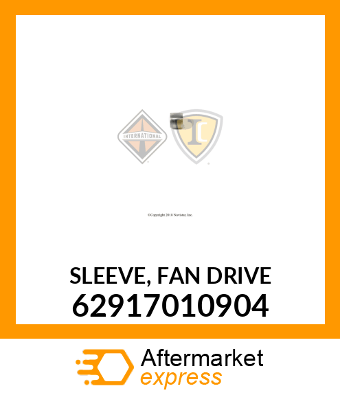 SLEEVE, FAN DRIVE 62917010904