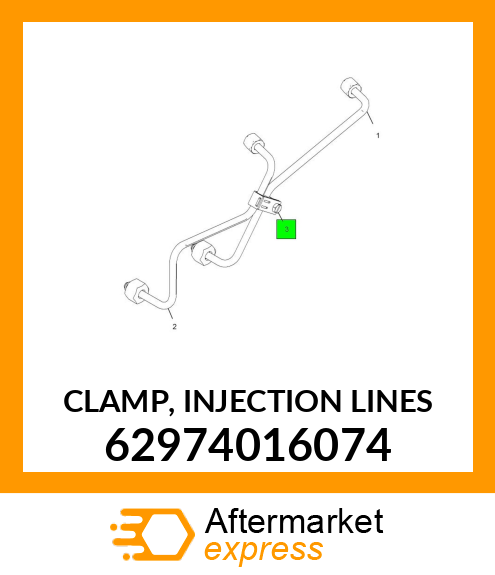 CLAMP, INJECTION LINES 62974016074