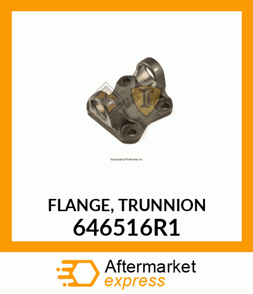 FLANGE, TRUNNION 646516R1