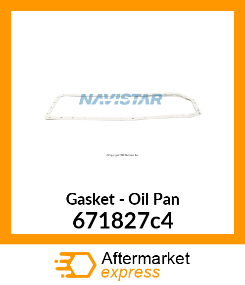 Gasket - Oil Pan 671827c4