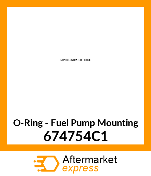 O-Ring - Fuel Pump Mounting 674754C1