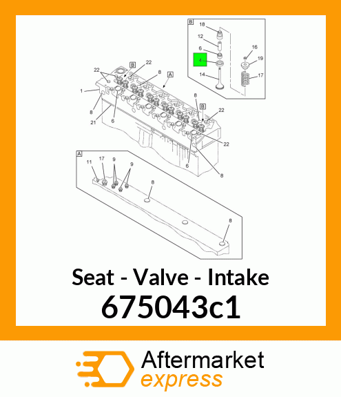 Seat - Valve - Intake 675043c1