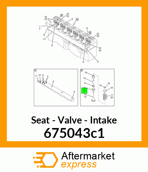 Seat - Valve - Intake 675043c1