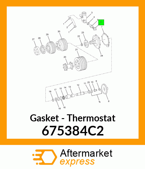 Gasket - Thermostat 675384C2