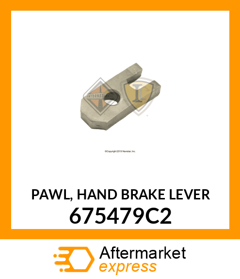 PAWL, HAND BRAKE LEVER 675479C2