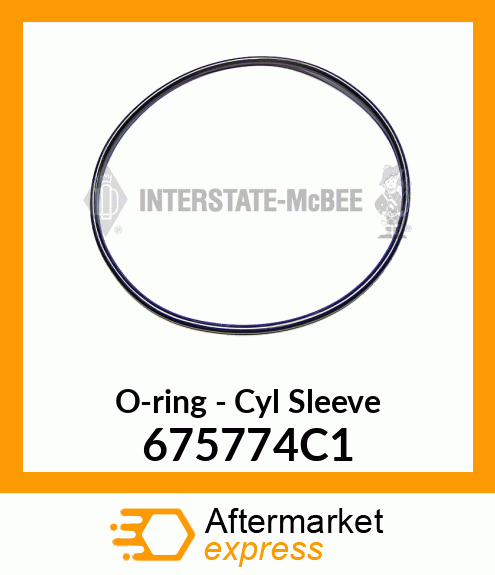 O-ring - Cyl Sleeve 675774C1