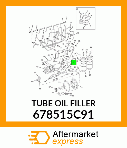 TUBE OIL FILLER 678515C91