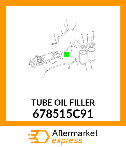 TUBE OIL FILLER 678515C91