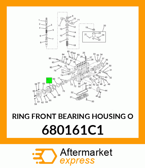 RING FRONT BEARING HOUSING O 680161C1