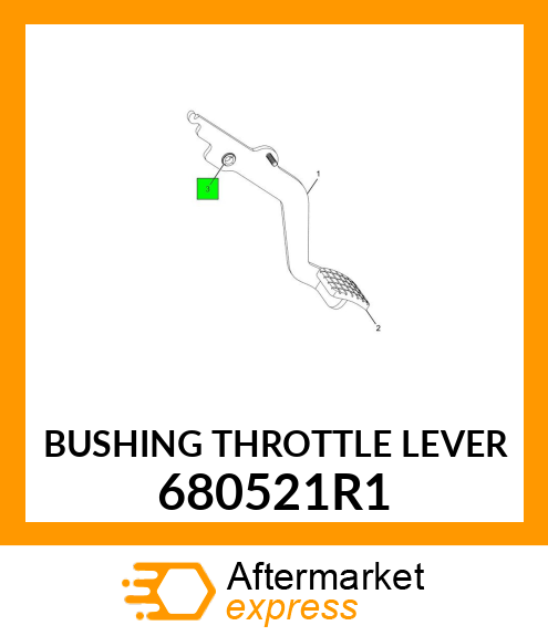BUSHING THROTTLE LEVER 680521R1
