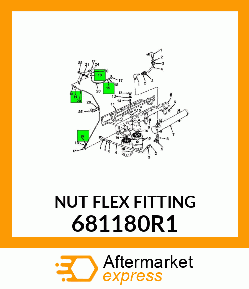 NUT FLEX FITTING 681180R1