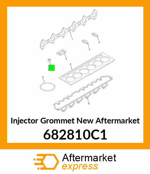 Injector Grommet New Aftermarket 682810C1