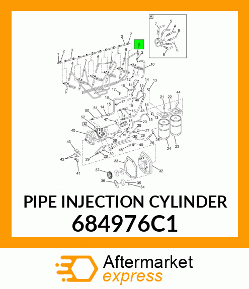 PIPE INJECTION CYLINDER 684976C1