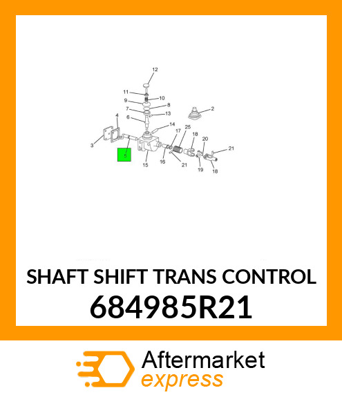 SHAFT SHIFT TRANS CONTROL 684985R21