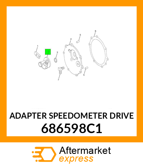 ADAPTER SPEEDOMETER DRIVE 686598C1