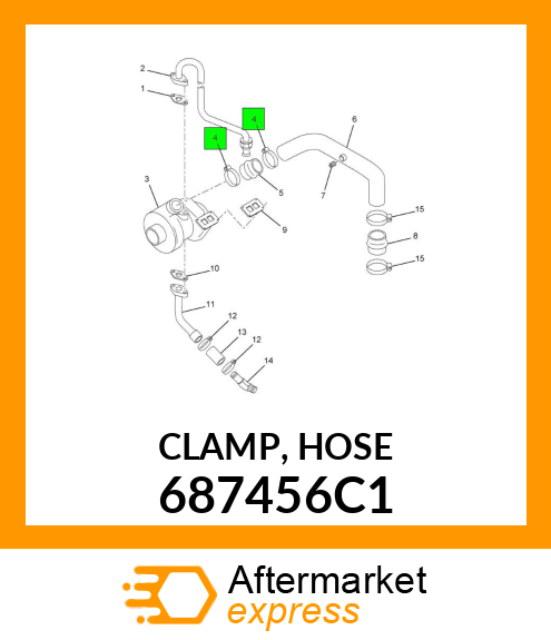 CLAMP, HOSE 687456C1