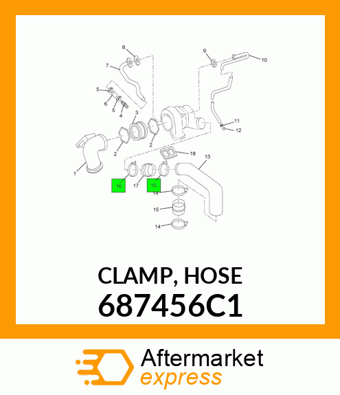 CLAMP, HOSE 687456C1