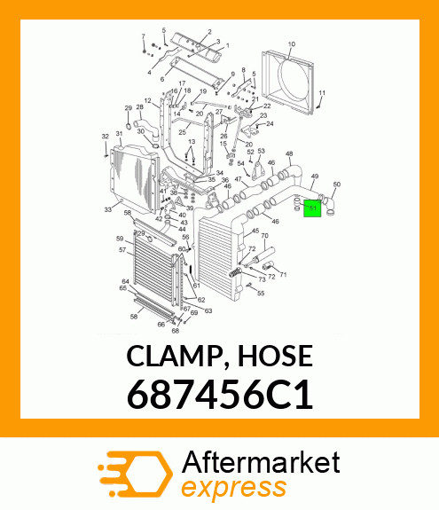 CLAMP, HOSE 687456C1