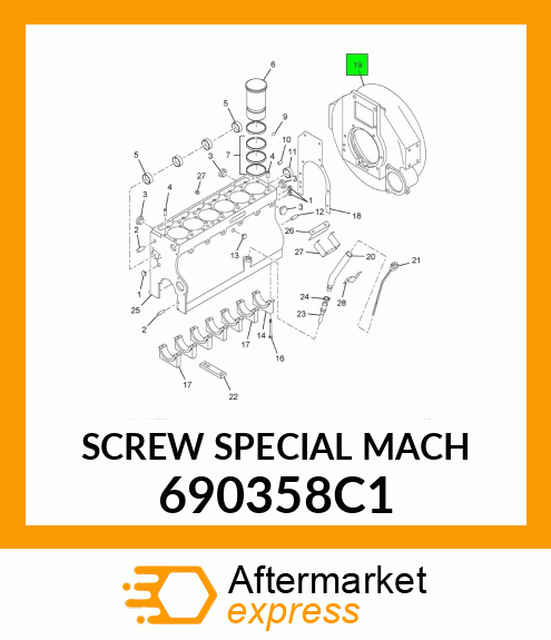 SCREW SPECIAL MACH 690358C1