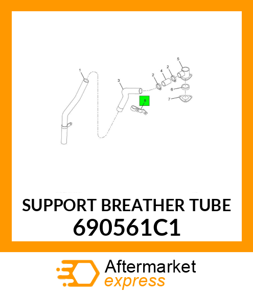 SUPPORT BREATHER TUBE 690561C1