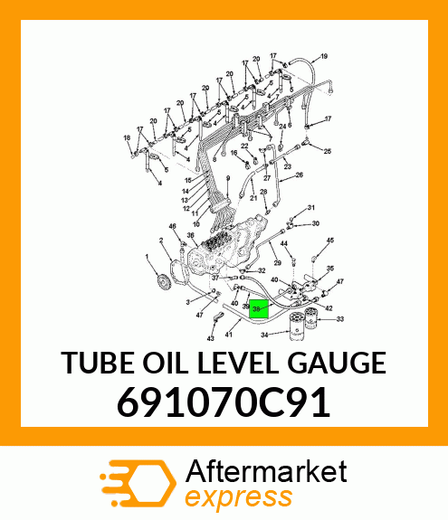 TUBE OIL LEVEL GAUGE 691070C91