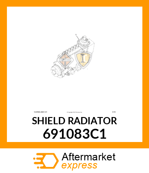 SHIELD RADIATOR 691083C1