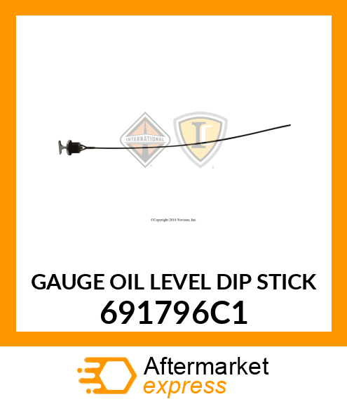 GAUGE OIL LEVEL DIP STICK 691796C1